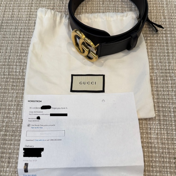 Gucci GG Marmont Wide Belt - Size 90cm / 36in - Picture 2 of 7